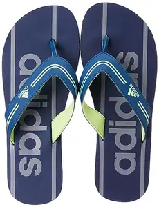 adidas mens GLOSSATE M BLUNIT/STONE/LUCLEM Slide Sandal - 8 UK (IQ9688)