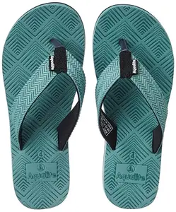 Aqualite Women LV-311 Slipper, Bottle Green Black, 5 UK/India