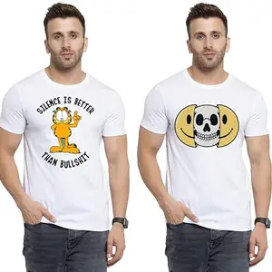 SST - Where Fashion Begins | DP-6210 | Polyester Graphic Print T-Shirt | for Men & Boy | Pack of 2