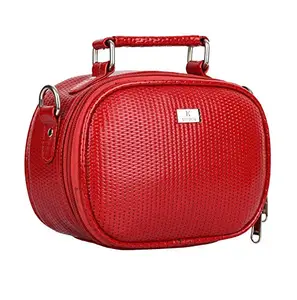 K London Makeup Organizer/Toiletry Bag/Travel Kit red (1904_red)