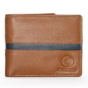 Crafted Bull Genuine Leather Wallet (Tan)