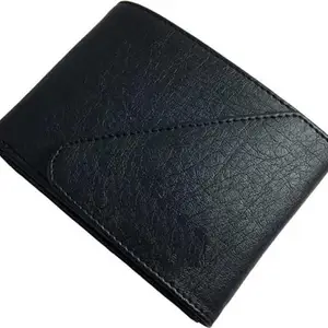 FILL CRYPPIES Men's Black Designer Artificial Leather Wallet (6 Card Slot)
