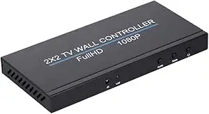 Hingers NK-BT14 4 Channel TV Video Wall Controller 2x2 1x3 1x2 1x4 4x1 3x1 2x1 DVI VGA USB Video Processor 1920 * 1080P 60Hz Wall TV Splicing Screen EU Plug
