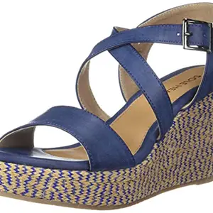 Sole Head Women's 353 Blue Fashion Sandals - 8 Uk (353Blue)
