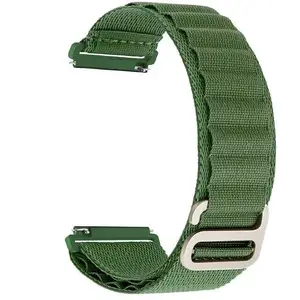 A3sprime Universal Nylon Cloth Watch Strap Suitable for All 22mm Lugs Width Smartwatch (Set of 1 Pairs)