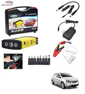 AUTOADDICT Auto Addict Car Jump Starter Kit Portable Multi-Function 50800MAH Car Jumper Booster,Mobile Phone,Laptop Charger with Hammer and seat Belt Cutter for Tata Indigo
