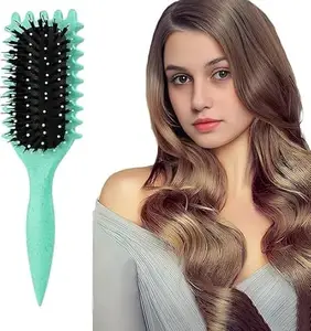 OLIVENTA PACK OF 1 - Curly Hair Comb, Curl Defining Comb, Bristle Hair Brush Styling Brush, Curly Hair Comb, Curl Detangler Hair Brush, Shaping & Defining Curls For Women