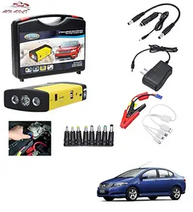 AUTOADDICT Auto Addict Car Jump Starter Kit Portable Multi-Function 50800MAH Car Jumper Booster,Mobile Phone,Laptop Charger with Hammer and seat Belt Cutter for Honda City Ivtec Old (2008-2014)