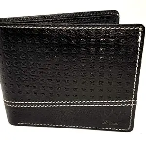 LEWIS PAYTON,Pure Leather,Men Wallet,Bifold, EMBODDED SELF Design,Black,FLIP Card Slot,Coin Pocket