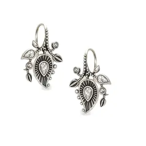 Shaya by Caratlane Mastani Earrings in 925 Oxidised Silver for women