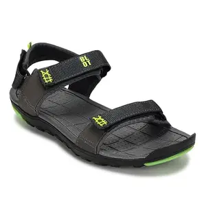 PARAGON K1407G Stylish Velcro Sandals for Men | Durable, Comfortable & Lightweight Sandals with Cushioned Soles | Easily Washable | Ideal for Outdoor Use