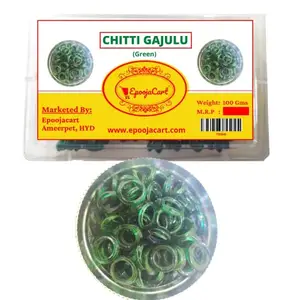 Epoojacart - Chitti-Gajulu - Chota Kangan - Miniature Bangles for Ammavari Pooja (Green)