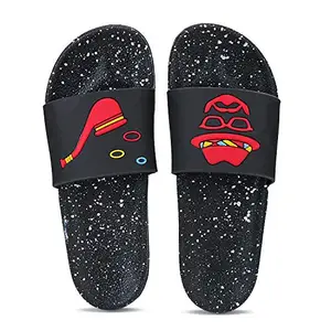Bersache Casual Slip On Flip Flops & Slippers First time in India Extra Light Weight & Comfortable Shoes for Men Black