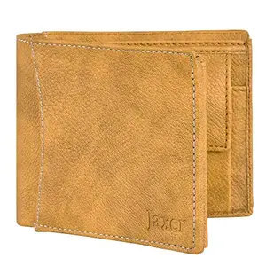 Jaxer RFID Protected Tan Leather Men's Wallet (JMW734)