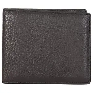 Leatherman Fashion LMN Men Casual Black Genuine Leather Regular Size Wallet (3 Card Slots)