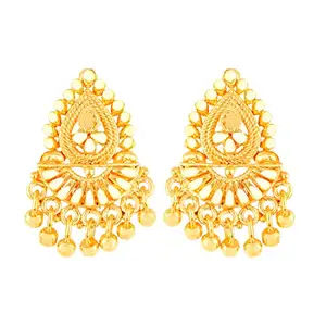 VFJ VIGHNAHARTA FASHION JEWELLERY Vighnaharta Shimmering Charming Alloy Gold dangler studs Earring valentine day gift valentineday gift for her gift for him gift for women gift for men love gift gifts ValentinesDay2023 for Women and Girls [VFJ1823ERG]