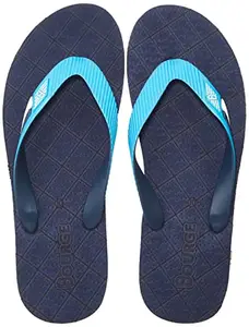 Bourge Men's Canton-z93 Navy and Sky Flip-Flops-9 UK (Canton-308-09)
