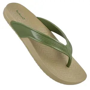 WALKAROO WC4860 Womens Casual and Regular Wear Slippers For Indoor & Outdoor - Khaki