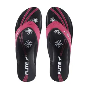 FLITE Women's Slippers PU Slippers (Maroon, numeric_8)