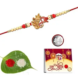 Anshri Rakhi Pack of 1 Rakhiforbrother RakhiforGift RakhiCombo BhiyaRakhi 049