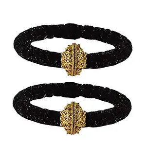 Vidhya Kangan Bangle Set for Women (Black) (ban2184-2.10)