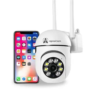 ApnaCam Wireless PTZ | Color Night Vision | Live Monitoring | Two-Way Audio | Motion Detection Alert | Indoor Security Camera
