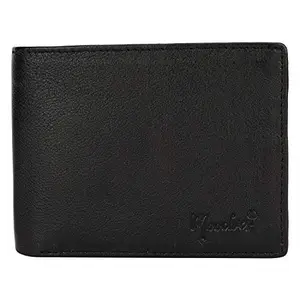 MOOCHIES Black Leather Men's Wallet
