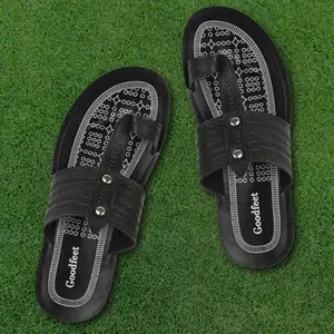 men casual Slipper (GF-6201-Black_6)
