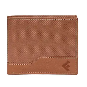 Fustaan Men Tan Casual Genuine Leather Bi-fold Wallet