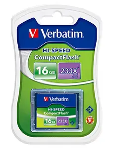 Verbatim 16GB Hi-Speed Compact Flash (233X) CF Card