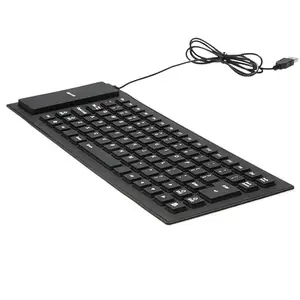 THE PERFECT PART Waterproof Silicone Keyboard Foldable Flexible USB Dustproof DirtProof Full Size