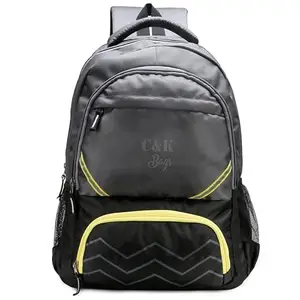 Chris & Kate Spacious 32 Ltrs 46 cm Boys and Girls School college Casual Daypack Laptop Pocket Water Resistance backpack Bag-Black
