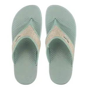 FLITE Daily Use Slippers for Women - Bathroom/Home/All Day Wear (Pista, 7)