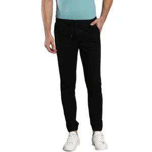 Visit the Dennis Lingo Store Dennis Lingo Solid Cotton Men's Casual Drawstring Joggers, Straight Fit, Mid Rise, Stretchable Ankle Length Athletic Track Pants, Workout Pants with Pockets, Sportswear for Men, Trousers