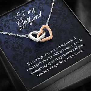 rakva 925 Sterling Silver Gift To My Girlfriend Necklace Gift For Valentine Christmas And Anniversary 925 Sterling Silver Pendant