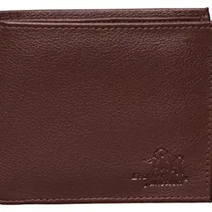 Leather Junction Formal Brown Wallet for Men (2140400C)