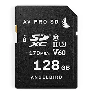 ANGELBIRD AV PRO SD MKE 2 V60 SDXC UHS-ll Class 10 Memory Card Best for 4K,Full HD,RAW Videos and Photos