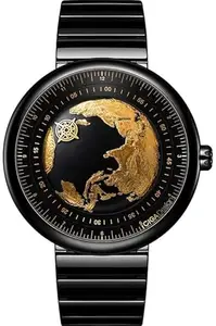 CIGA Design Stainless Steel Men Blue Planet Gilding Version Dial Color Gold Analog Watch - U031-Bg01-W6B7B