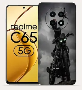 OggyBaba MT 15 Rider Realme C65 5g Mobile Back Skin Rear Screen Guard Protector Film Wrap (Coverage - Back+Camera+Sides)