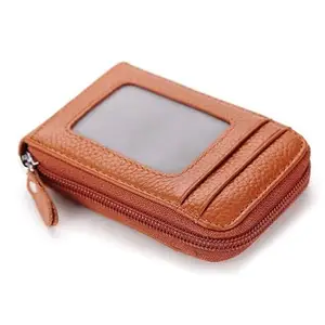 PIRASO Men & Women Casual, Ethnic, Evening/Party, Formal, Travel, Trendy Genuine Leather Card Holder (9 Card Slots)