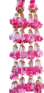 KHANDELWALIMPEX Handmade Pink Color Flower Kalire Set For Womens and Girls Wedding Ceremony