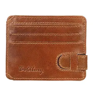 Boldbury Men's Sleek Leather Wallet - Tan