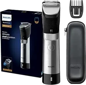 Philips Beard Trimmer 9000 Prestige, Black Bt981013. 2 Years Warranty