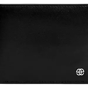 eske Genuine Leather Mens Bifold Wallet - RFID - Currency Compartment - Coin Pocket 7 Card Holders