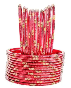 AnviTraders Beautiful Glass Bangles for Women-Pack of 4-54_2