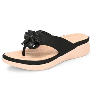 Visit the Centrino Store Centrino Women's Sandals | Stylish Slip-On Sandals for Ladies | Durable Soft Cushioned Footbed for Comfort | Elegant & Trendy Design | Lightweight Daily And Casual Use Flip Flops (9343)