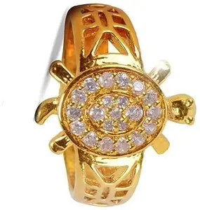 Meru/kachua/Tortoise Ring for men and women Health, wealth & Prosperity Metal Crystal Ring