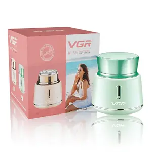 VGR V-737 Professional Rechargeable shaver fully waterproof (IPX5), Portable, Painless & Cordless Shaver for women with USB charger & LED Indicator | 500mAh lithium battery | 2 Year Warranty (Green)