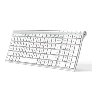 iClever tooth Keyboard BK10, Multi-Device Rechargeable Wireless Keyboard