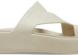 Crocs Getaway Platform Toe Loop Women Sandal (Neutral-6 UK-India)